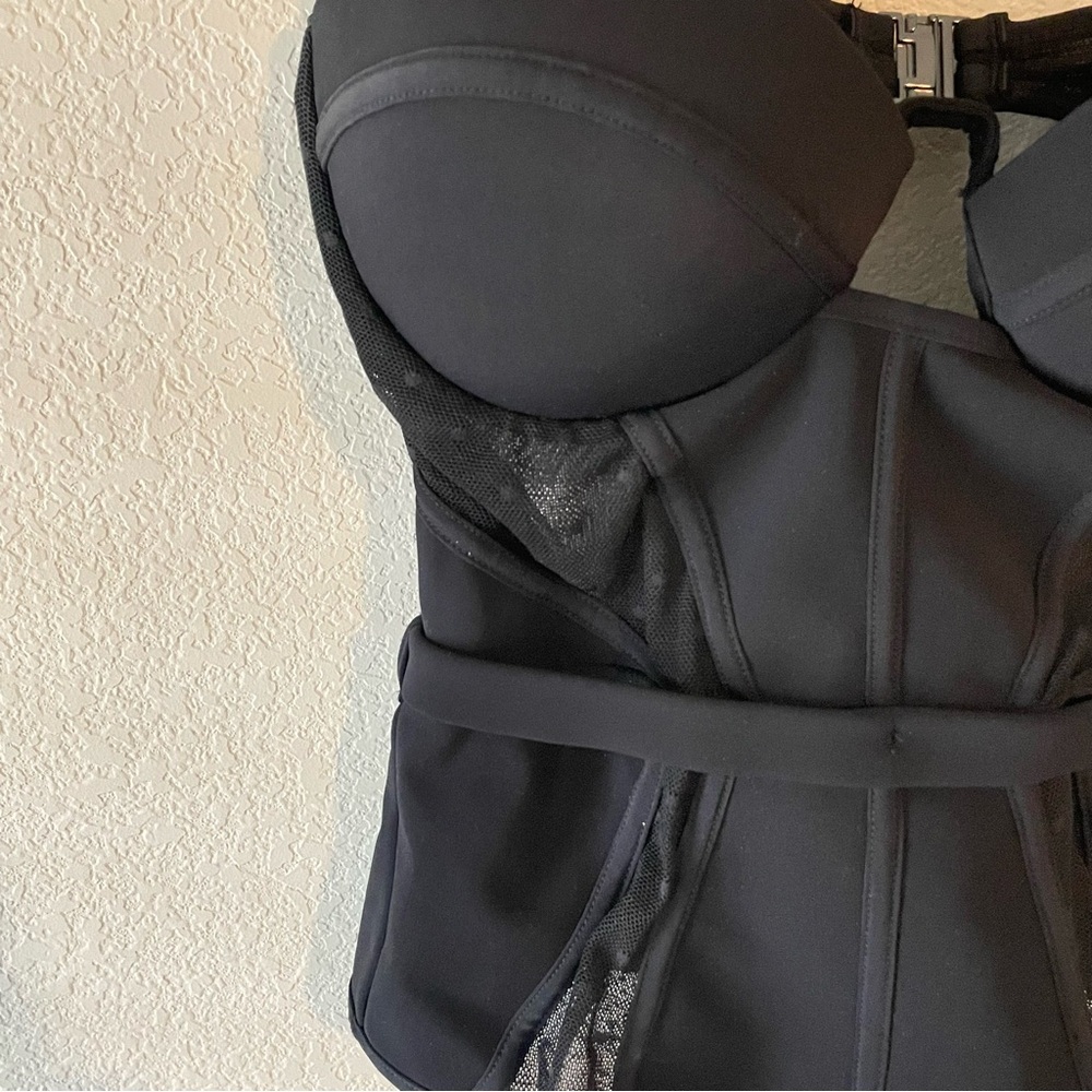 Zimmermann Black Structured Bustier